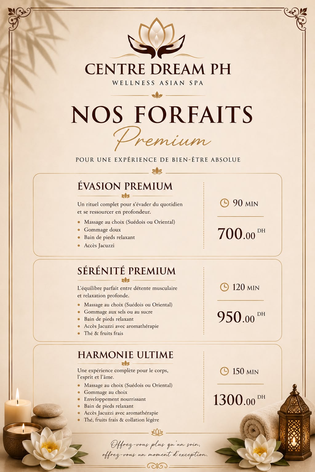 Forfaits Premium