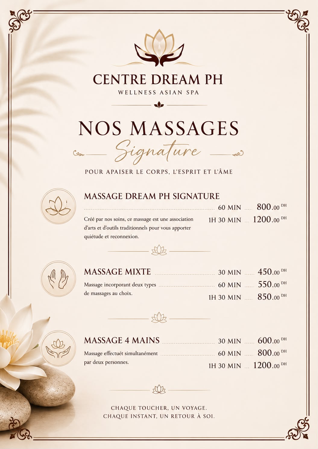 Massages signature